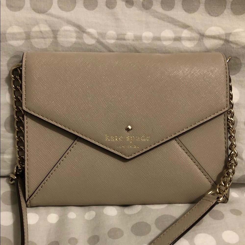 Taupe cross body